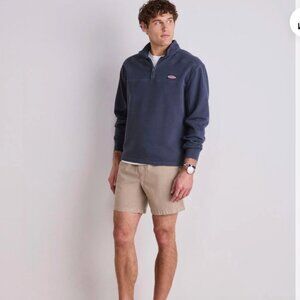 Vineyard Vines 1/4 Zip Classic Shep Shirt Navy Pullover Sweatshirt - Men’s XLT